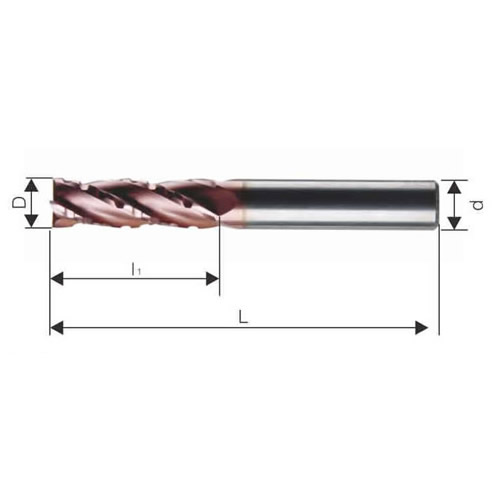 粗铣刀（3刃4刃）