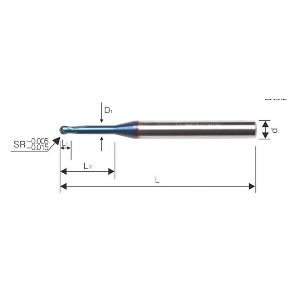 长颈球头立铣刀（2刃3刃4刃）