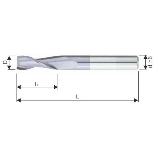 平头铣刀（2刃4刃）