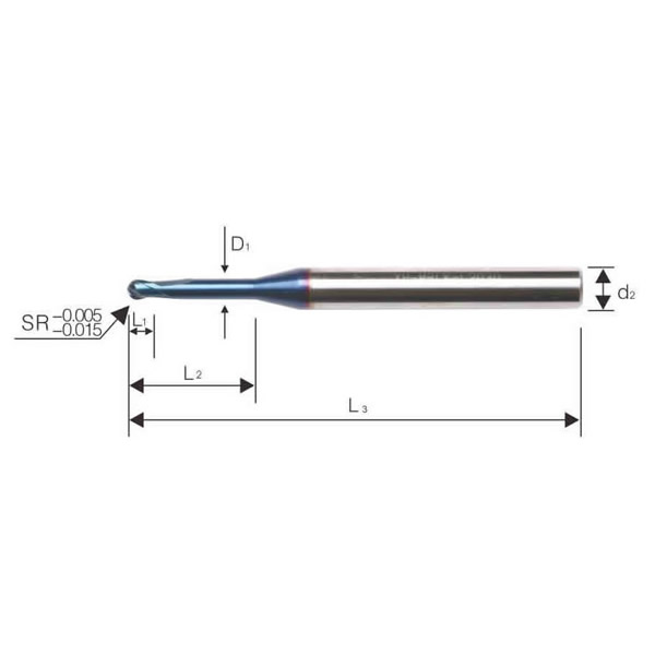 CVD涂层球头铣刀